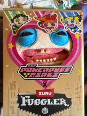 Fuggler x The Powerpuff Girls Plush Toy Bubbles limited series edition NEW